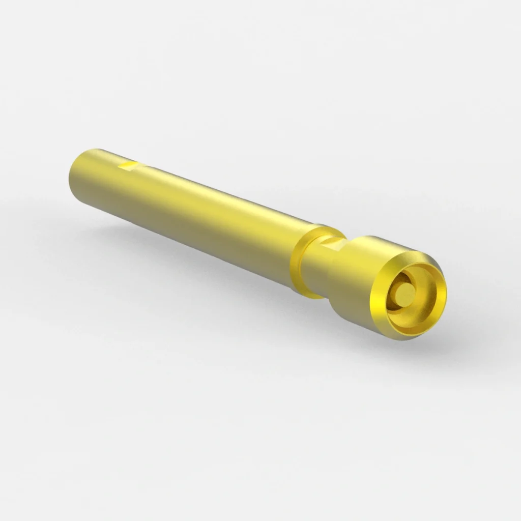 特殊FAKRA射频测试探针 RK-50013002J-6G 技术图纸 – 内导体行程0.4mm弹力80g 外导体行程3.7mm弹力大于500g DC至6GHz